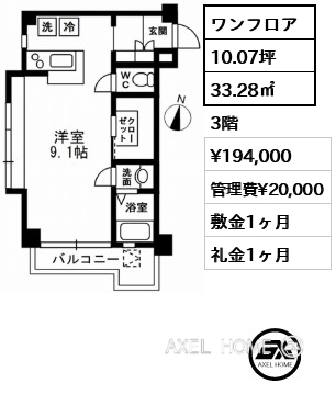 レジディア代々木Ⅱ