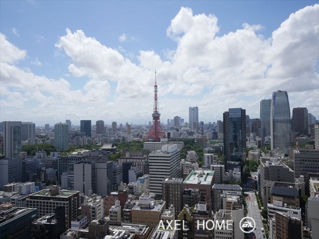 パークコート浜離宮ザ・タワーの東京タワー眺望