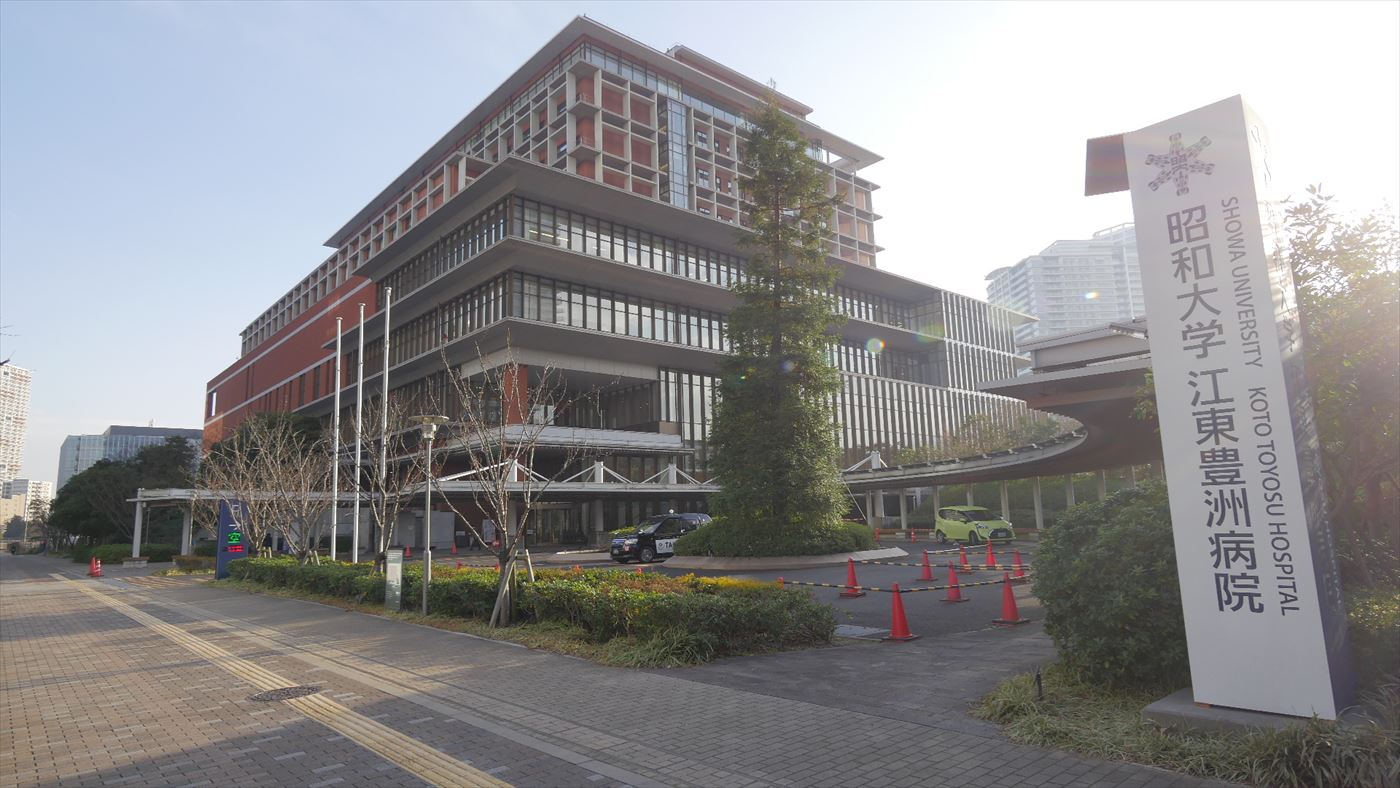 昭和大学江東豊洲病院周辺の街並み
