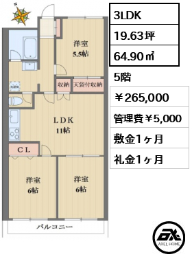 秀和春日レジデンス 265,000円