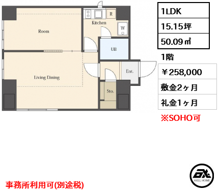 ベルテ代々木Ⅱ 258,000円