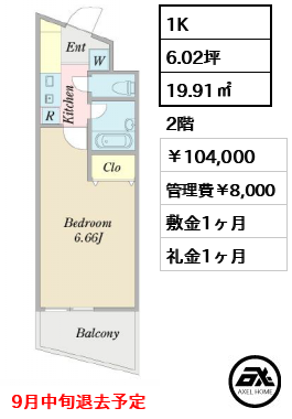 プロシード参宮橋 10.4万円