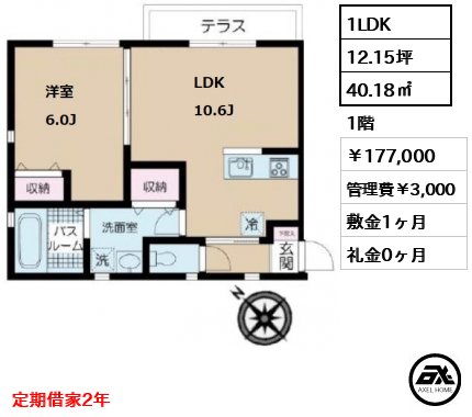NSGATE勝どき 177,000円