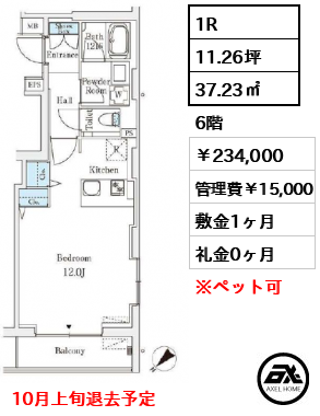 ロイジェント銀座 234,000円