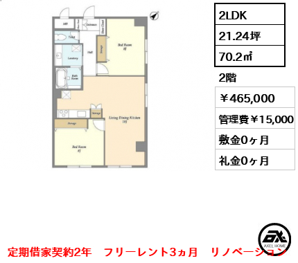 BluRock神楽坂（ブルロック神楽坂） 465,000円