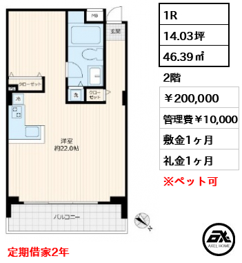 ファーストアパートメンツ三田 200,000円