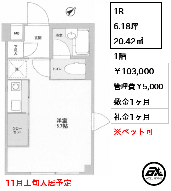 ESY表参道（イーエスワイ表参道） 103,000円