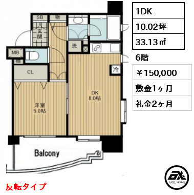 アビテ四谷三丁目 150,000円