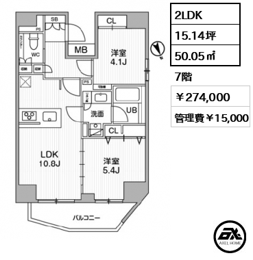 SYFORME江戸川橋（シーフォルム江戸川橋） 27.4万円