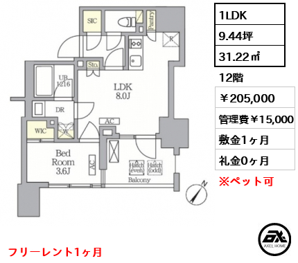 テラス神田猿楽町 205,000円