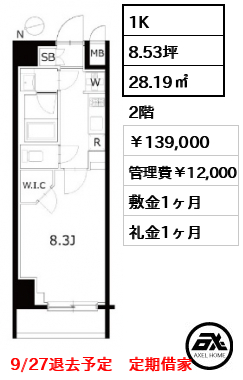 KDXレジデンス豊洲 （ケーディーエックス） 13.9万円