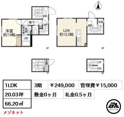 アステラホーム四谷大京町（旧　ウェルスクエアイズム四谷大京町） 24.9万円
