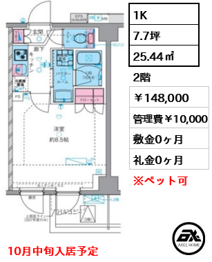 ジェノヴィア四谷三丁目グリーンヴェール　 14.8万円