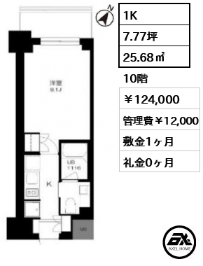 プライマル勝どき 124,000円
