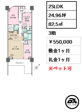 ガーデンヒルズ四ツ谷迎賓の森 55万円
