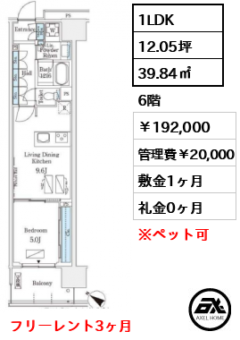 ロイヤルパークス有明 192,000円