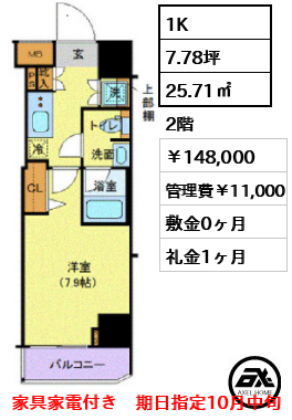 ジェノヴィア新宿御苑グリーンヴェール　(GENOVIA新宿御苑green veil) 14.8万円