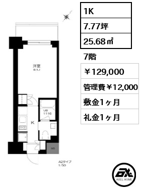 プライマル勝どき 129,000円