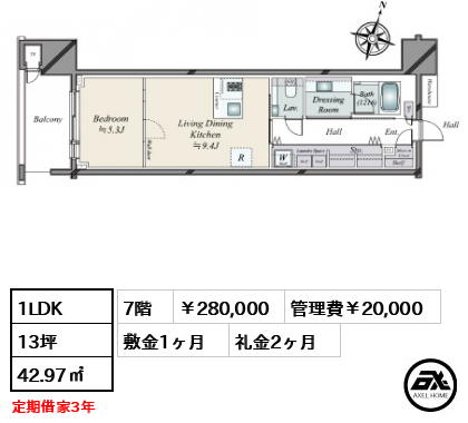 プラウド神田 28万円