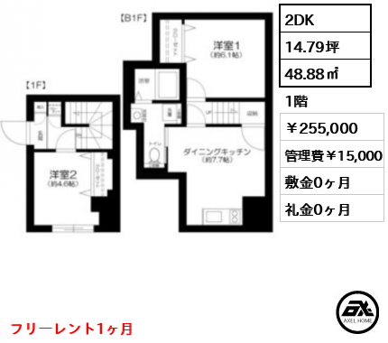 The Residence Nihonbash（ザレジデンス日本橋） 255,000円