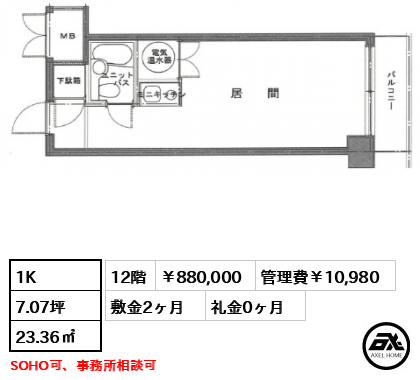 朝日神保町プラザ 88万円