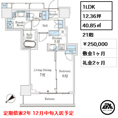 ミッドタワーグランド（MID TOWER GRAND） 250,000円