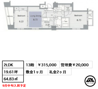 ガラ・グランディ日本橋 31.5万円