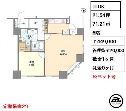 LaSante一番町 (ラサンテ一番町) 449,000円