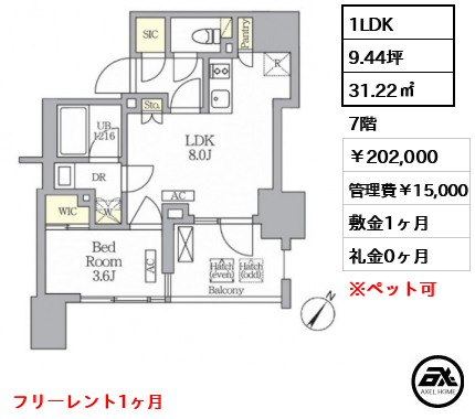 テラス神田猿楽町 202,000円