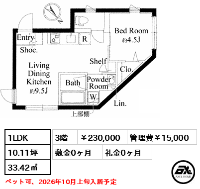 ＩＭＥＸ北参道（アイメックス北参道） 230,000円