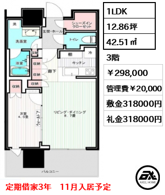 リビオタワー品川 (新築建設中) 29.8万円