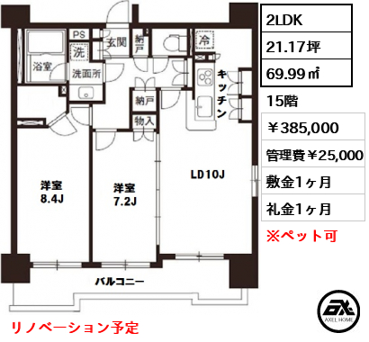 レジディア御茶ノ水 38.5万円