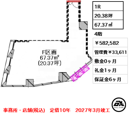（仮称）代々木3丁目ビル（事務所・店舗） 58.3万円