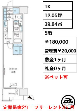 ロイヤルパークス有明 180,000円