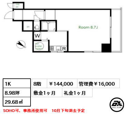 セントヒルズ代々木（内海ビル） 144,000円