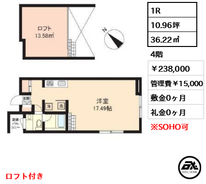 PASEO神宮前（パセオ神宮前） 238,000円