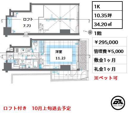 ZOOM神宮前(ズーム神宮前)　 295,000円