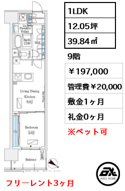 ロイヤルパークス有明 197,000円