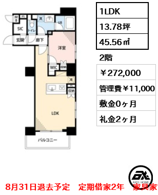 LUNIQ日本橋(:旧AlphaPrime日本橋EAST) 27.2万円