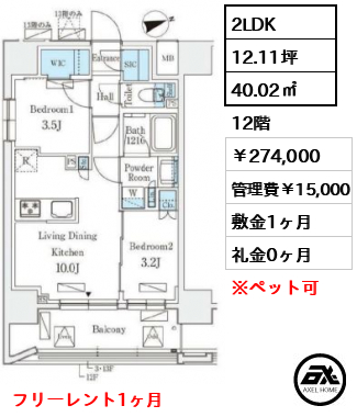 リビオメゾン御茶ノ水EAST 274,000円