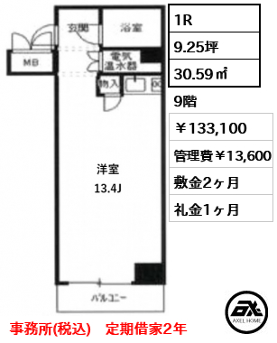 代々木シティホームズ 133,100円