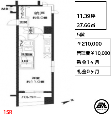 カスタリア新御茶ノ水 21万円