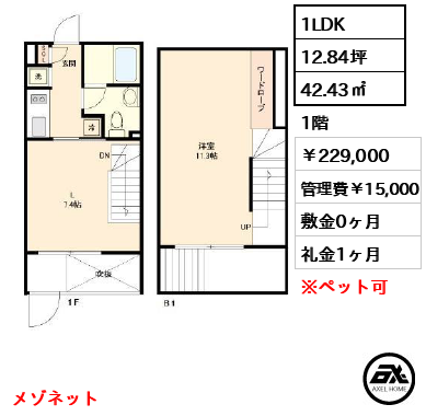 GRANPASEO新宿　(グランパセオ新宿) 22.9万円