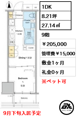 プラウドフラット四谷三丁目 205,000円