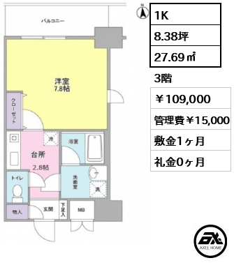 セレーノ品川 10.9万円