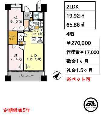 ロイヤルパークス豊洲 （ROYAL PARKS豊洲） 27万円