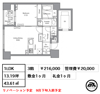 レジディア神田岩本町 21.6万円