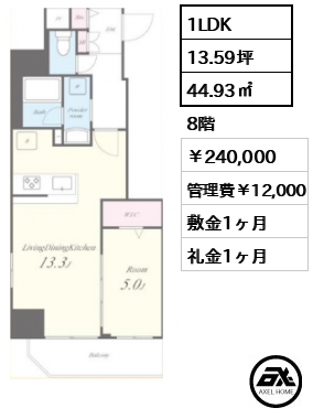 La Gracia 四谷（ラ・グラシア四谷） 24万円