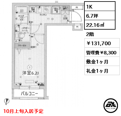 スカイコート渋谷北参道 13.2万円