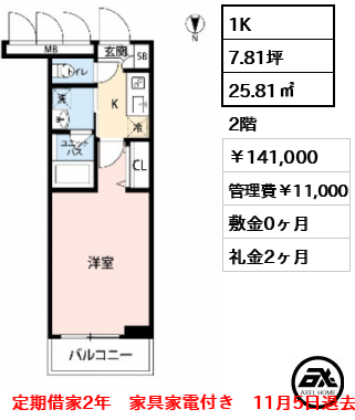 TATSUMIスカイガーデンテラス 141,000円